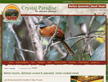 Tablet Screenshot of crystalparadise.com